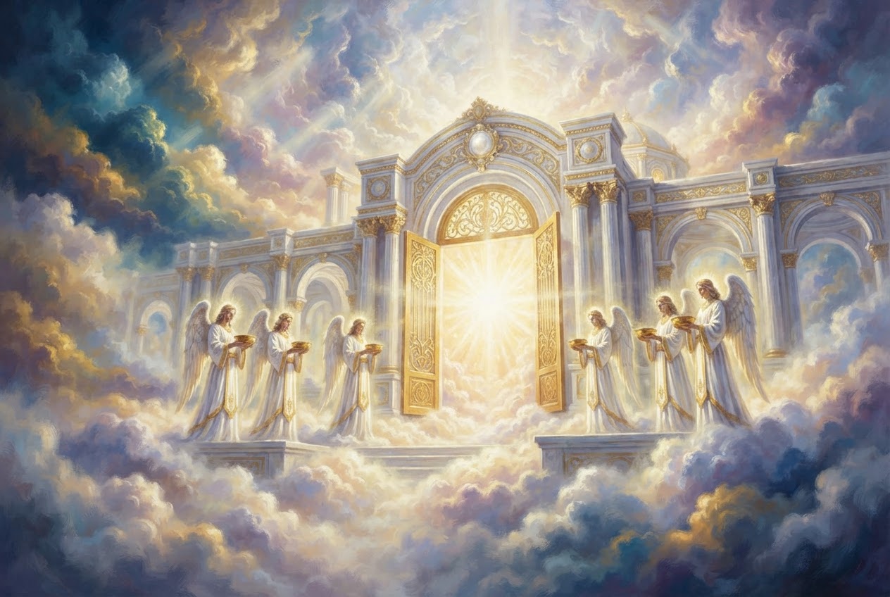 Heavenly temple opened